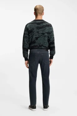 Maine regular-fit jeans in blue super-stretch denim
