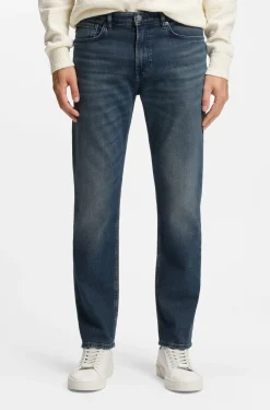Maine regular-fit jeans in blue comfort-stretch denim