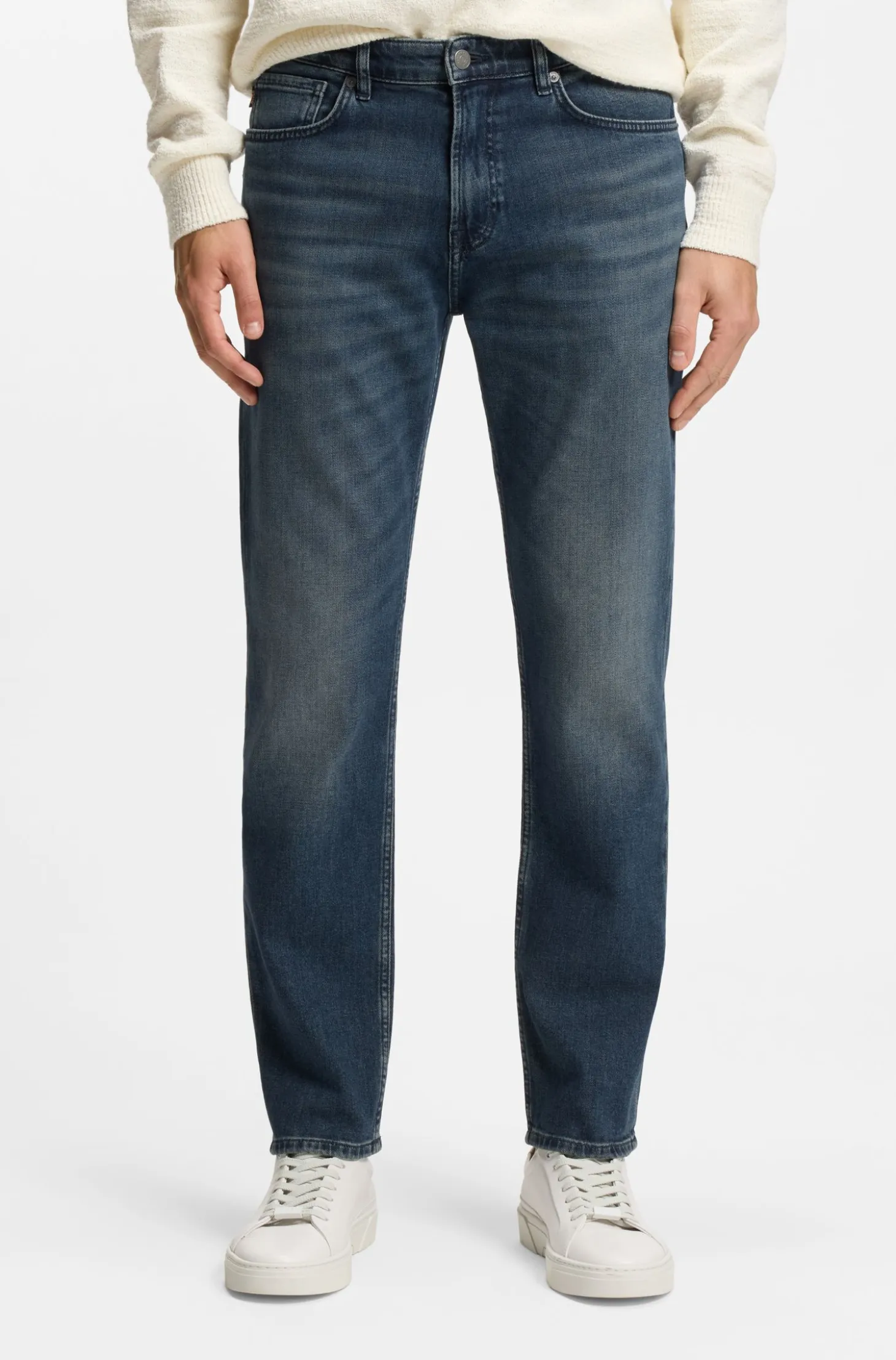 Maine regular-fit jeans in blue comfort-stretch denim