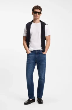 Maine regular-fit jeans in blue comfort-stretch denim