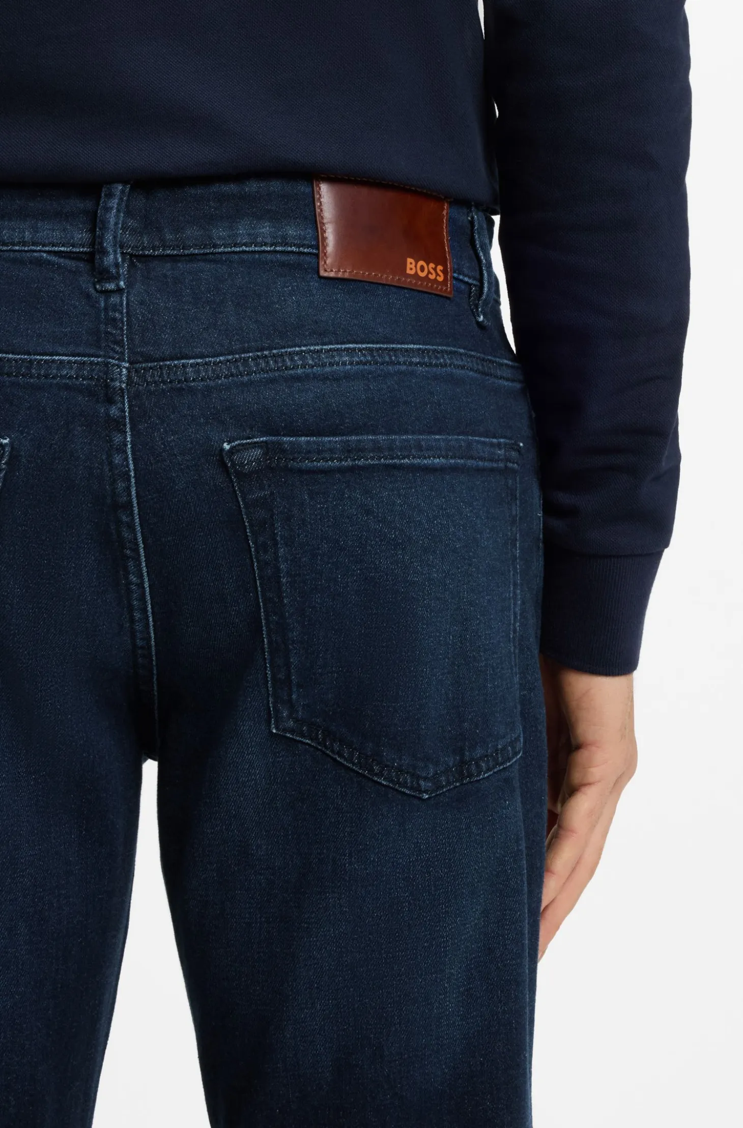 Maine regular-fit jeans in blue comfort-stretch denim