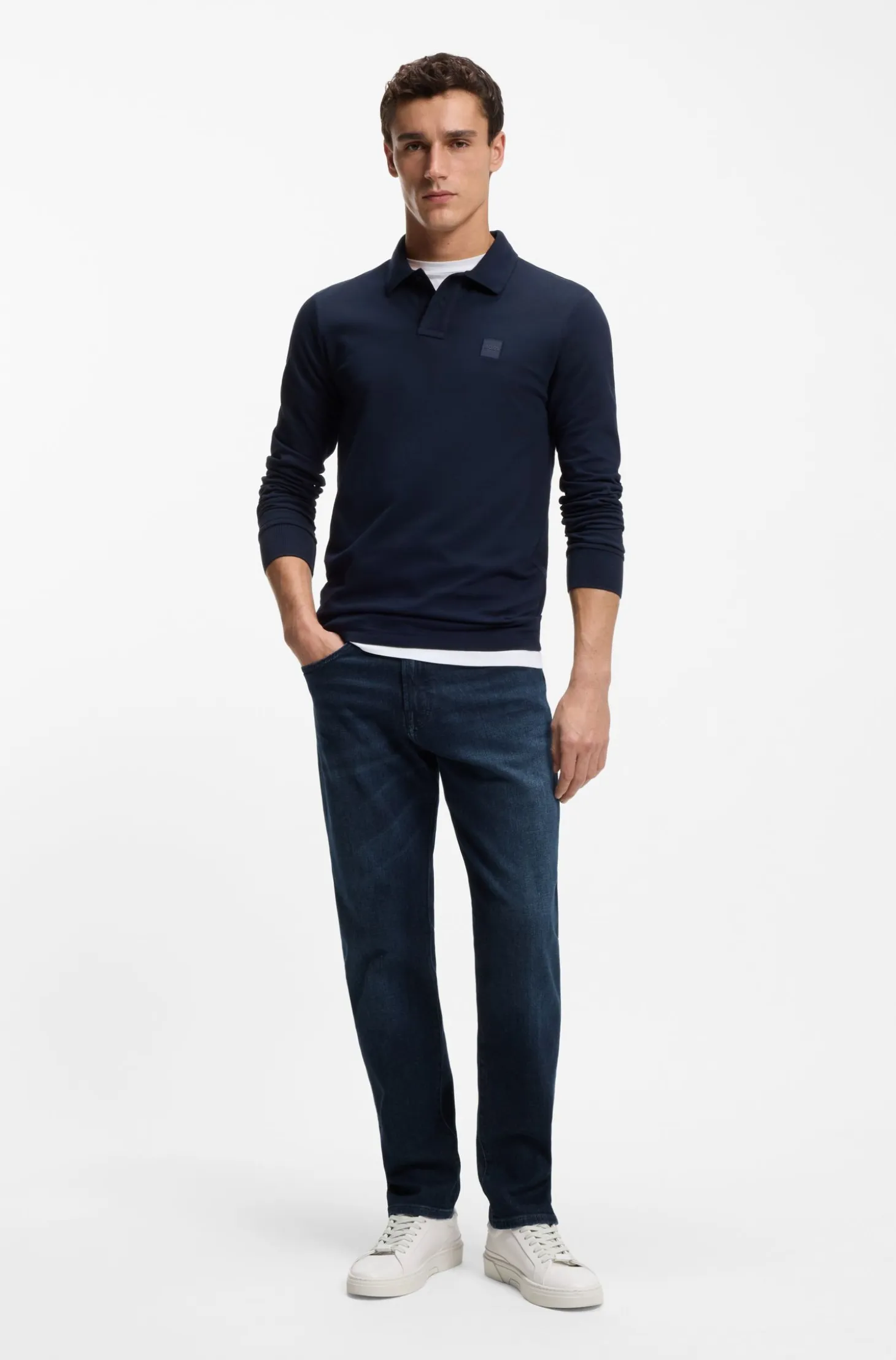 Maine regular-fit jeans in blue comfort-stretch denim