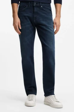Maine regular-fit jeans in blue comfort-stretch denim