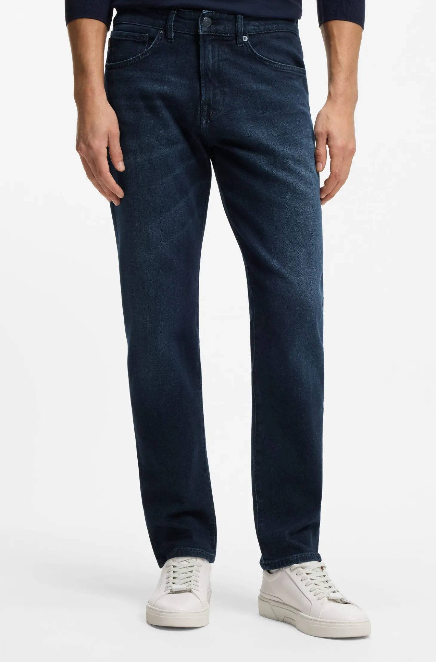 Maine regular-fit jeans in blue comfort-stretch denim