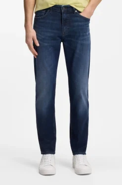 Maine regular-fit jeans in blue soft-motion denim