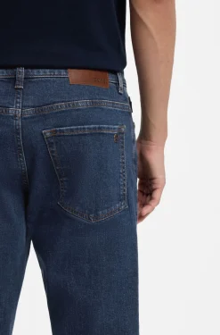 Maine regular-fit jeans in blue stretch denim