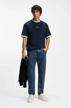 Maine regular-fit jeans in blue comfort-stretch denim