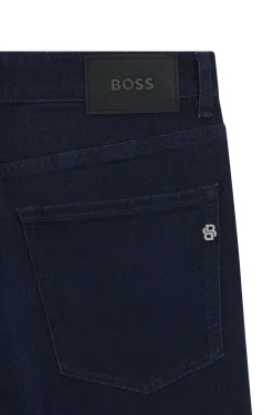 Maine regular-fit jeans in dark-blue denim