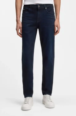 Maine regular-fit jeans in dark-blue denim