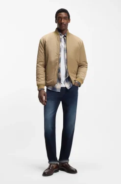 Maine regular-fit jeans in dark-blue extra-soft denim