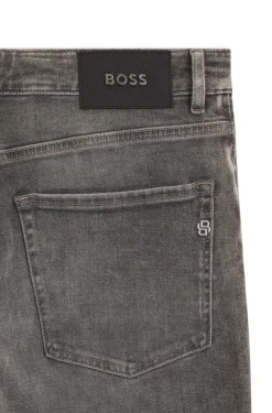 Maine regular-fit jeans in grey comfort-stretch denim
