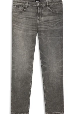 Maine regular-fit jeans in grey comfort-stretch denim