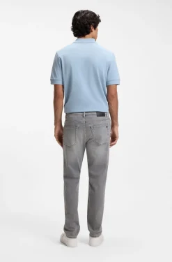 Maine regular-fit jeans in grey comfort-stretch denim
