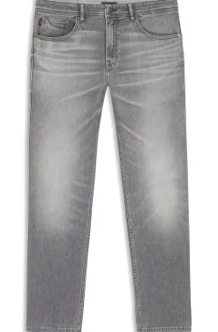 Maine regular-fit jeans in grey comfort-stretch denim