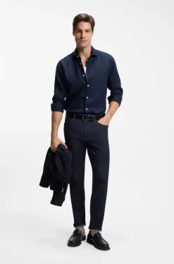 Maine regular-fit jeans in indigo denim