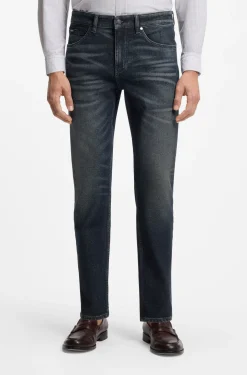 Maine Regular-fit jeans in indigo stretch cotton-blend