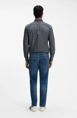 Maine regular-fit jeans in soft-motion denim