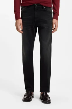 Maine regular-fit jeans in soft-touch denim