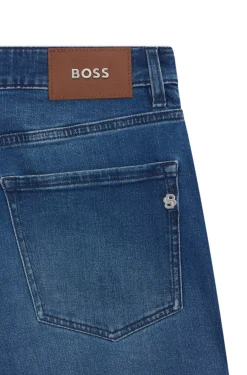 Maine regular-fit jeans in super-soft blue denim