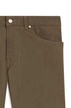 Maine regular-fit trousers in stretch-cotton twill