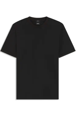 Mercerised-cotton slim-fit T-shirt with contrast tipping