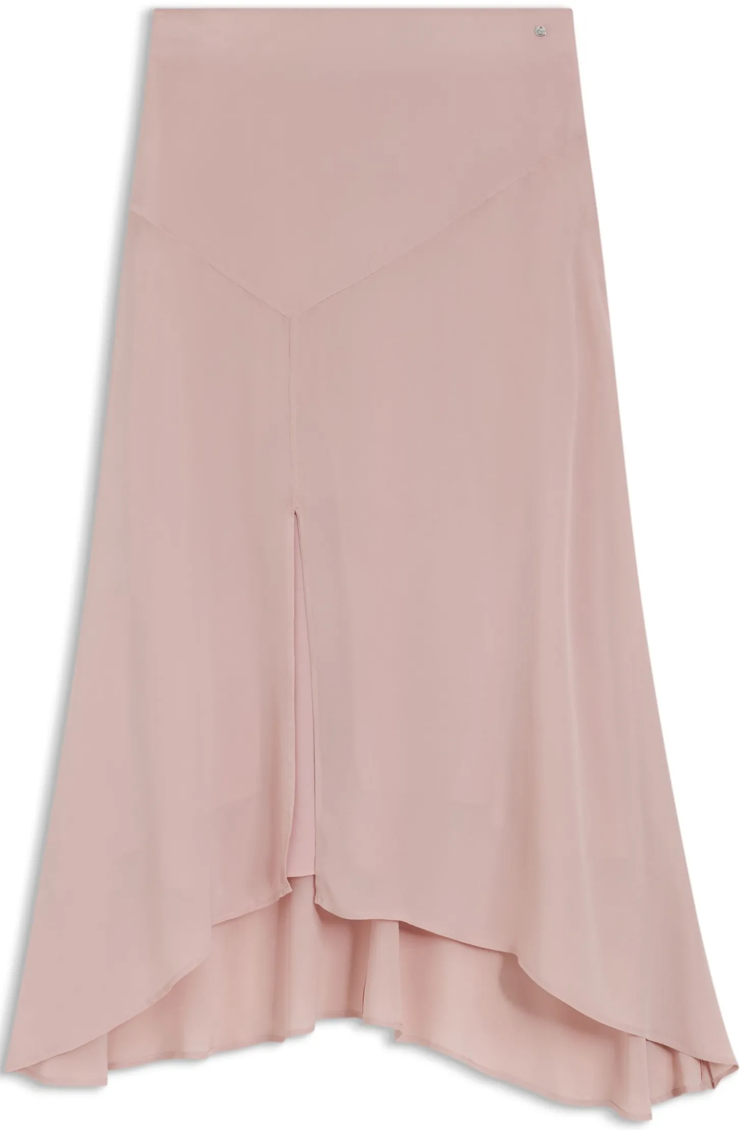 Midi skirt in crepe de chine