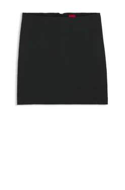 Mini skirt in bouclé fabric