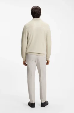 Mixed-structure sweater with moisture management