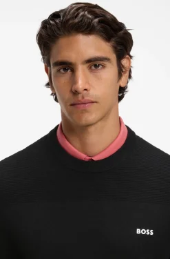 Mixed-structure sweater with moisture management