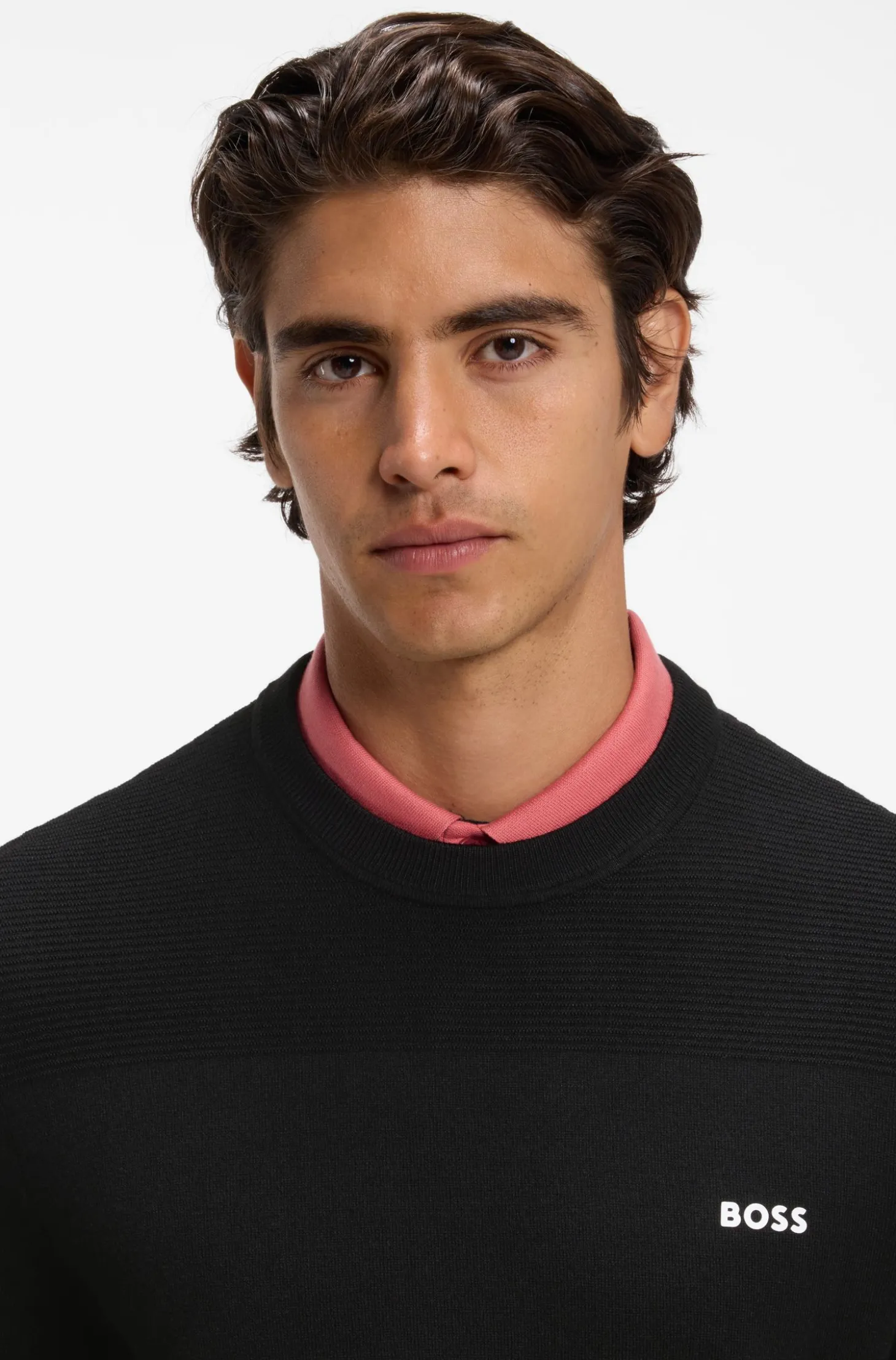 Mixed-structure sweater with moisture management