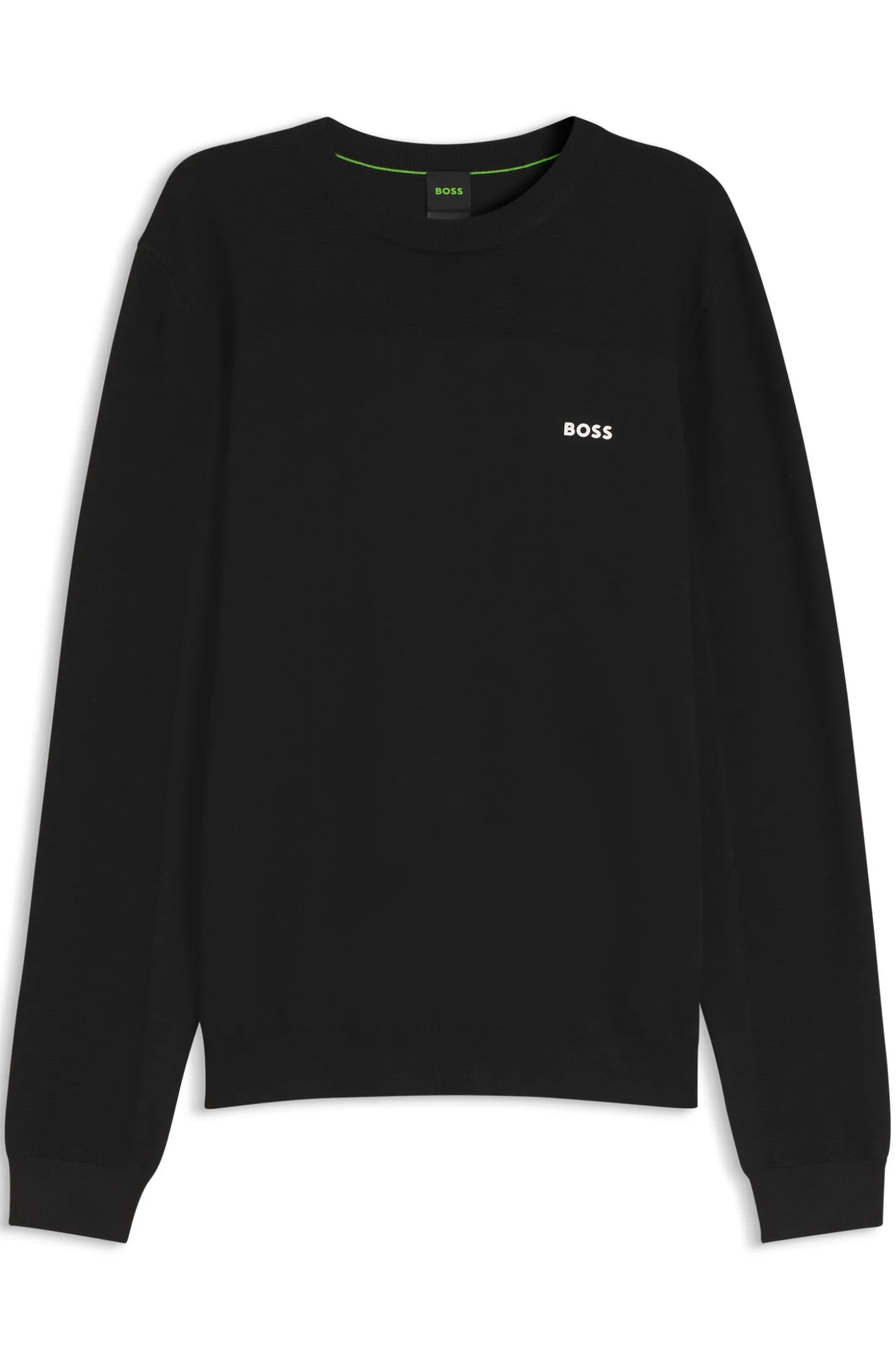 Mixed-structure sweater with moisture management