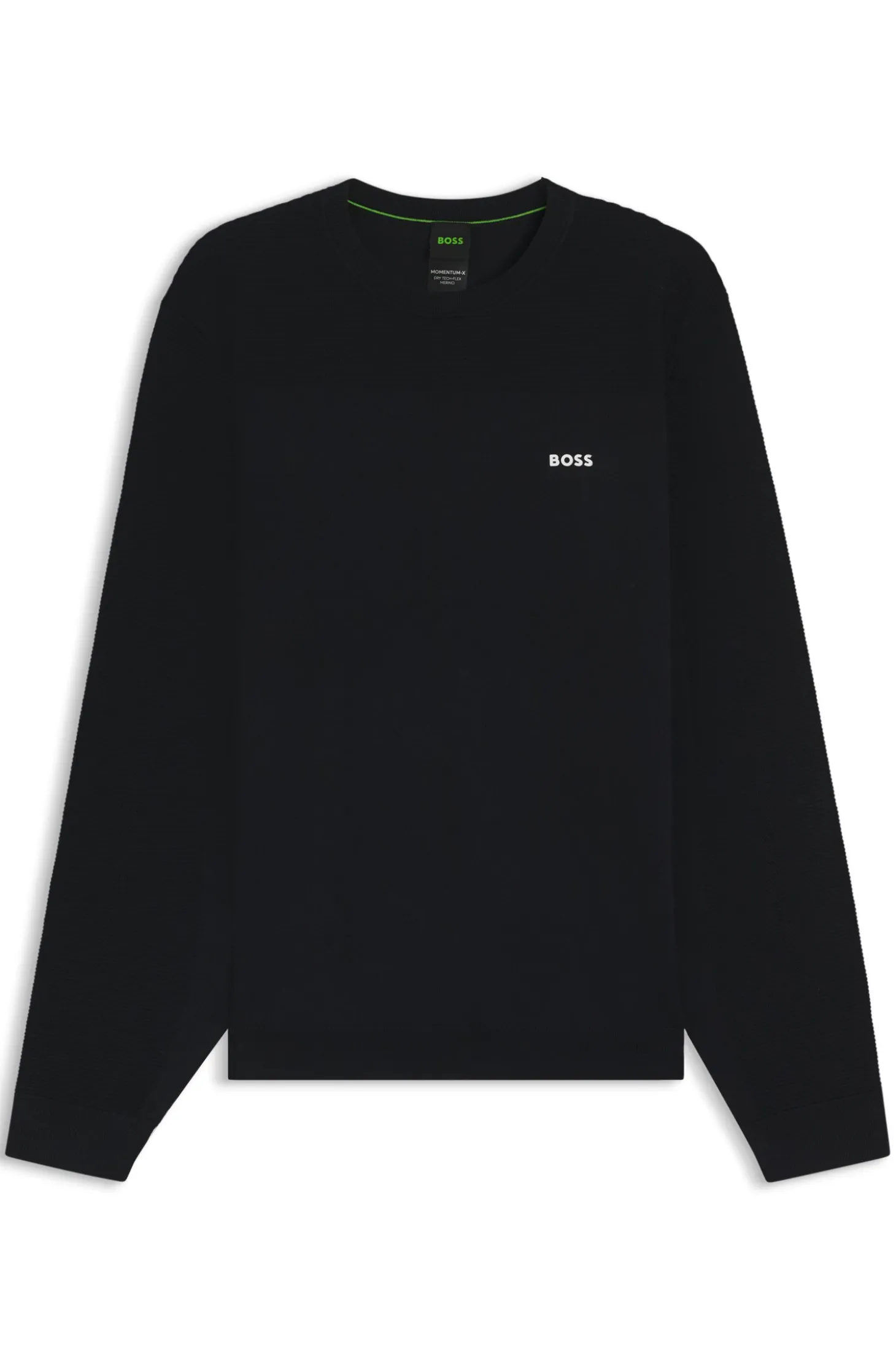 Mixed-structure sweater with moisture management