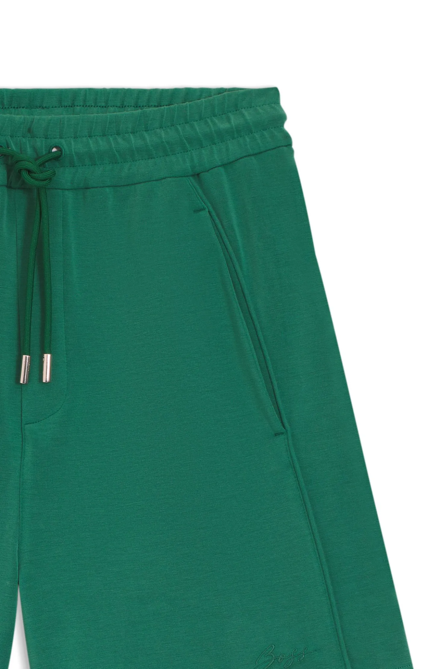 Modal-blend shorts with dividing seams