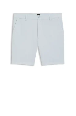 Modern-fit shorts in stretch cotton