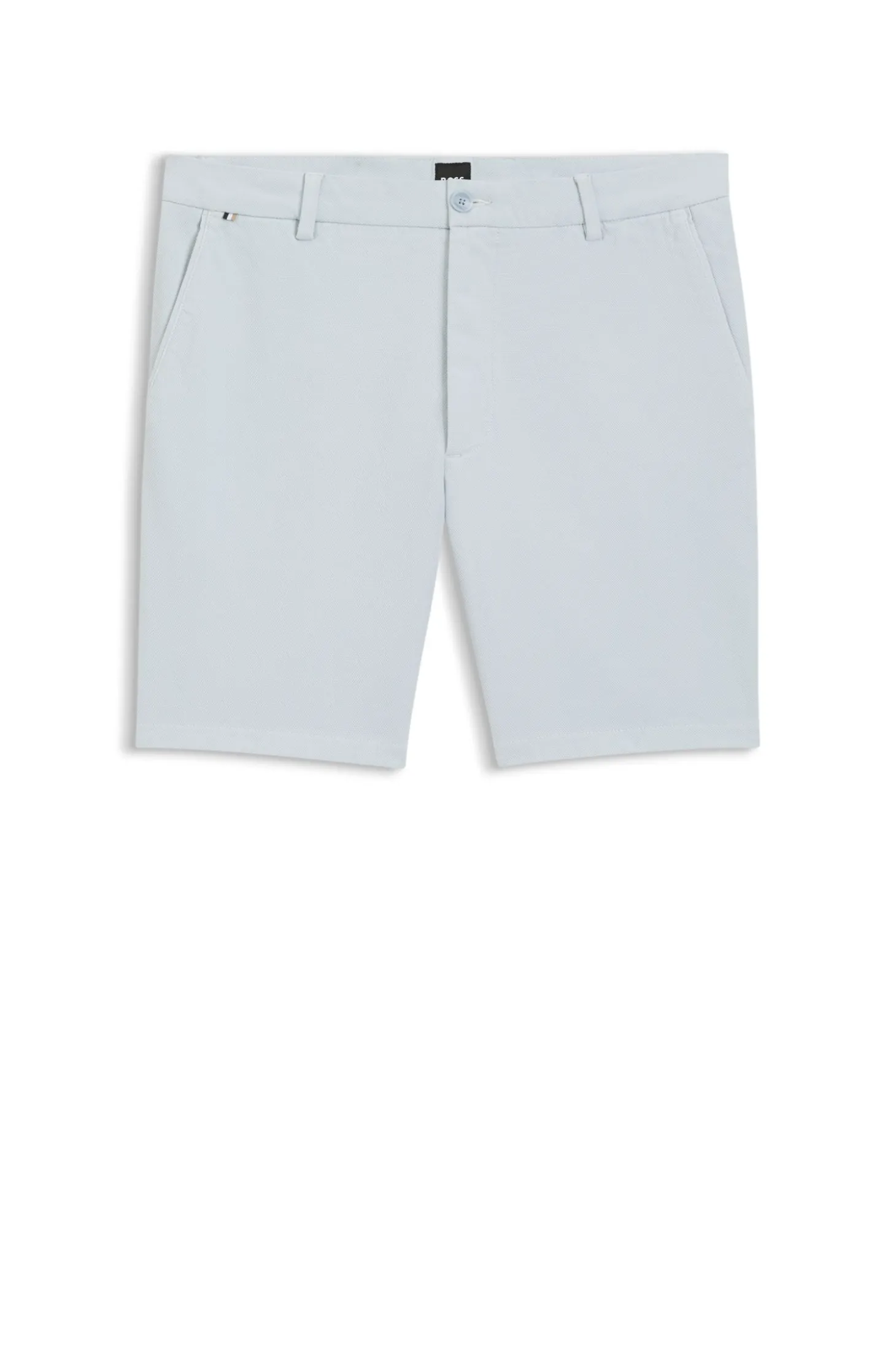 Modern-fit shorts in stretch cotton