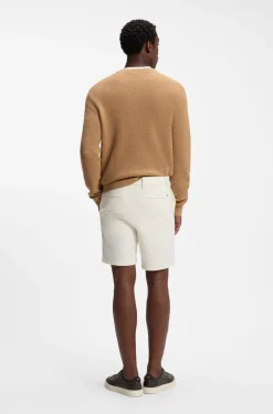 Modern-fit shorts in stretch cotton