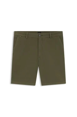 Modern-fit shorts in stretch cotton