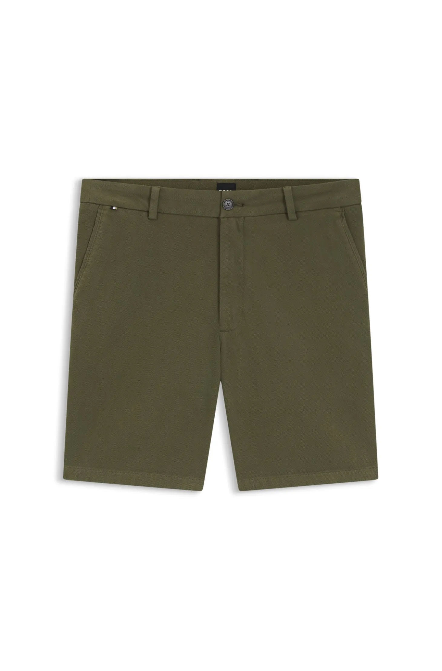 Modern-fit shorts in stretch cotton