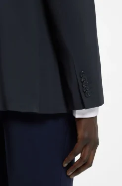 Modern-fit suit jacket in a stretch-wool blend