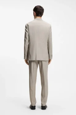 Modern-fit suit jacket in stretch twill