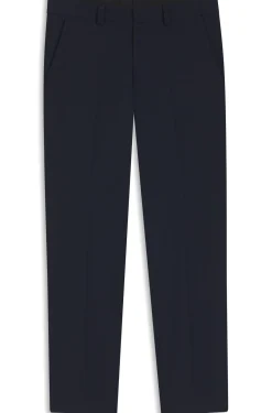 Modern-fit trousers in a performance-stretch wool blend