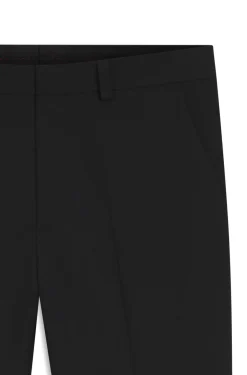Modern-fit trousers in a performance-stretch wool blend