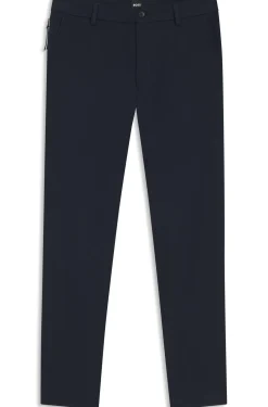 Modern-fit trousers in cotton-blend twill