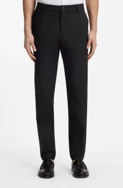 Modern-fit trousers in cotton-blend twill