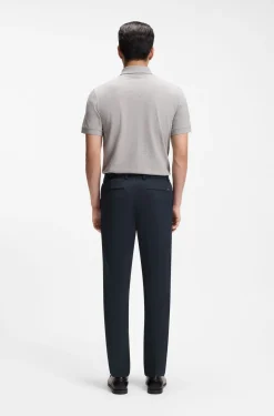 Modern-fit trousers in stretch twill