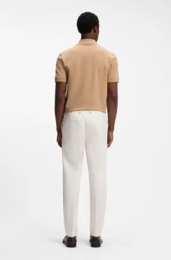 Modern-fit trousers in stretch twill