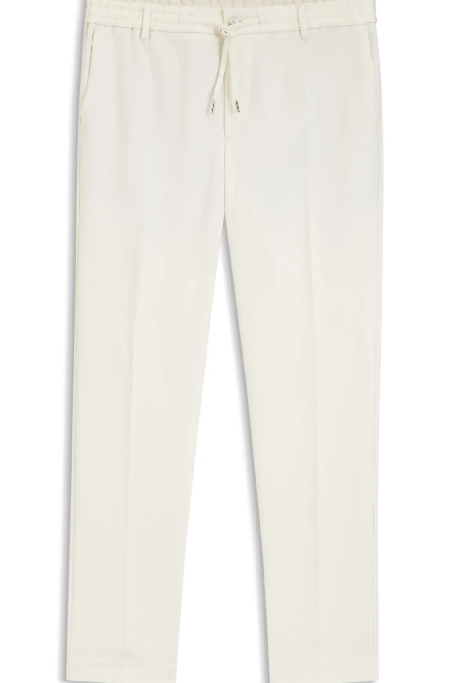Modern-fit trousers in stretch twill
