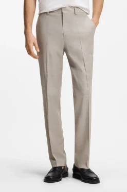 Modern-fit trousers in stretch twill