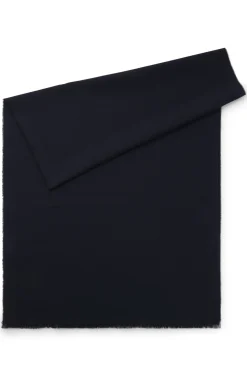 Monogram scarf in cotton and wool