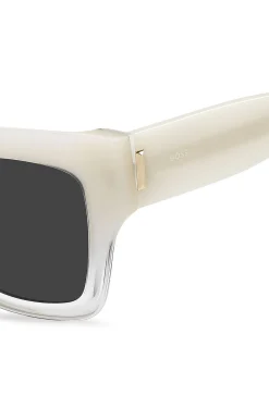 Opal-acetate sunglasses with signature hardware